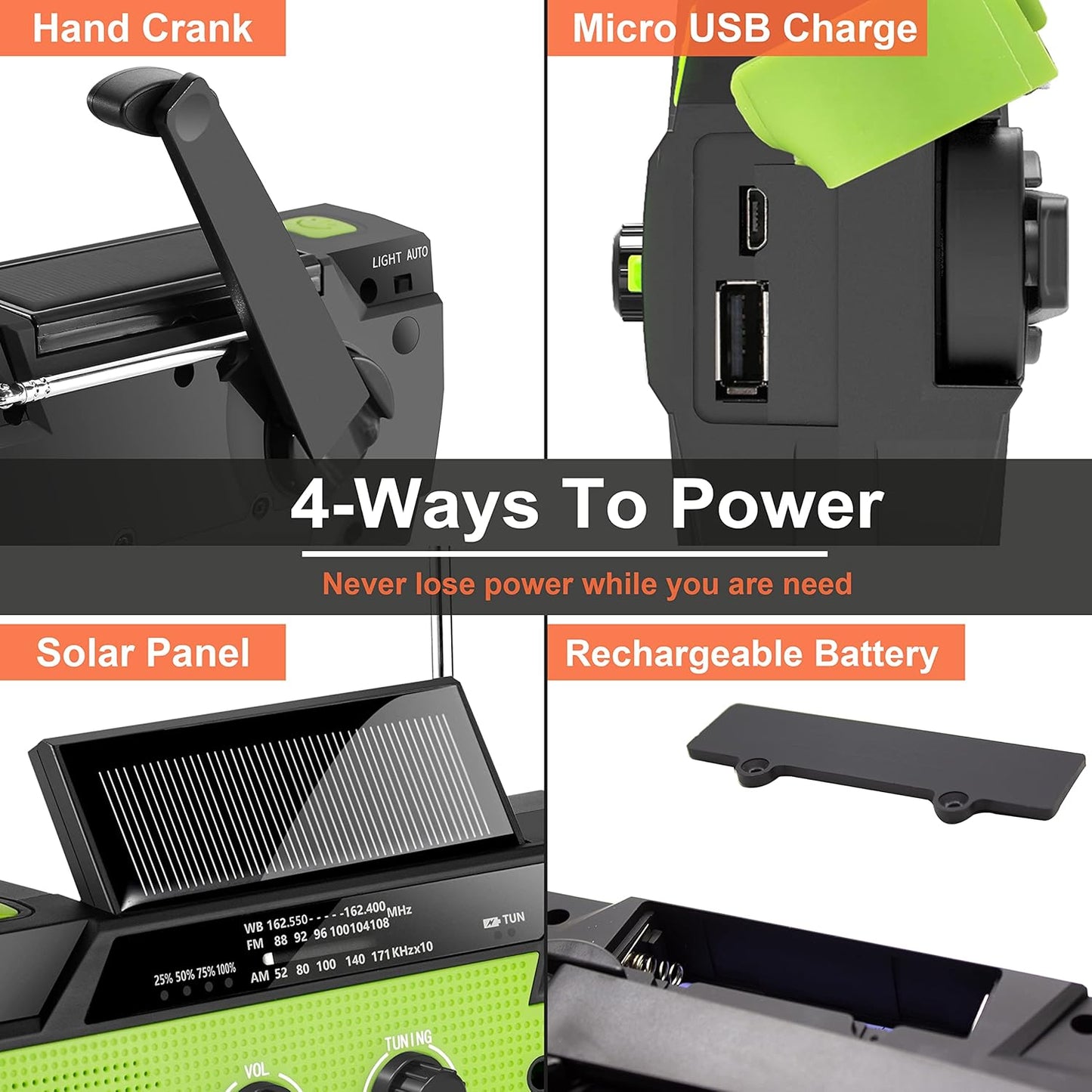 Heritage V4.2 Solar-Powered Radio