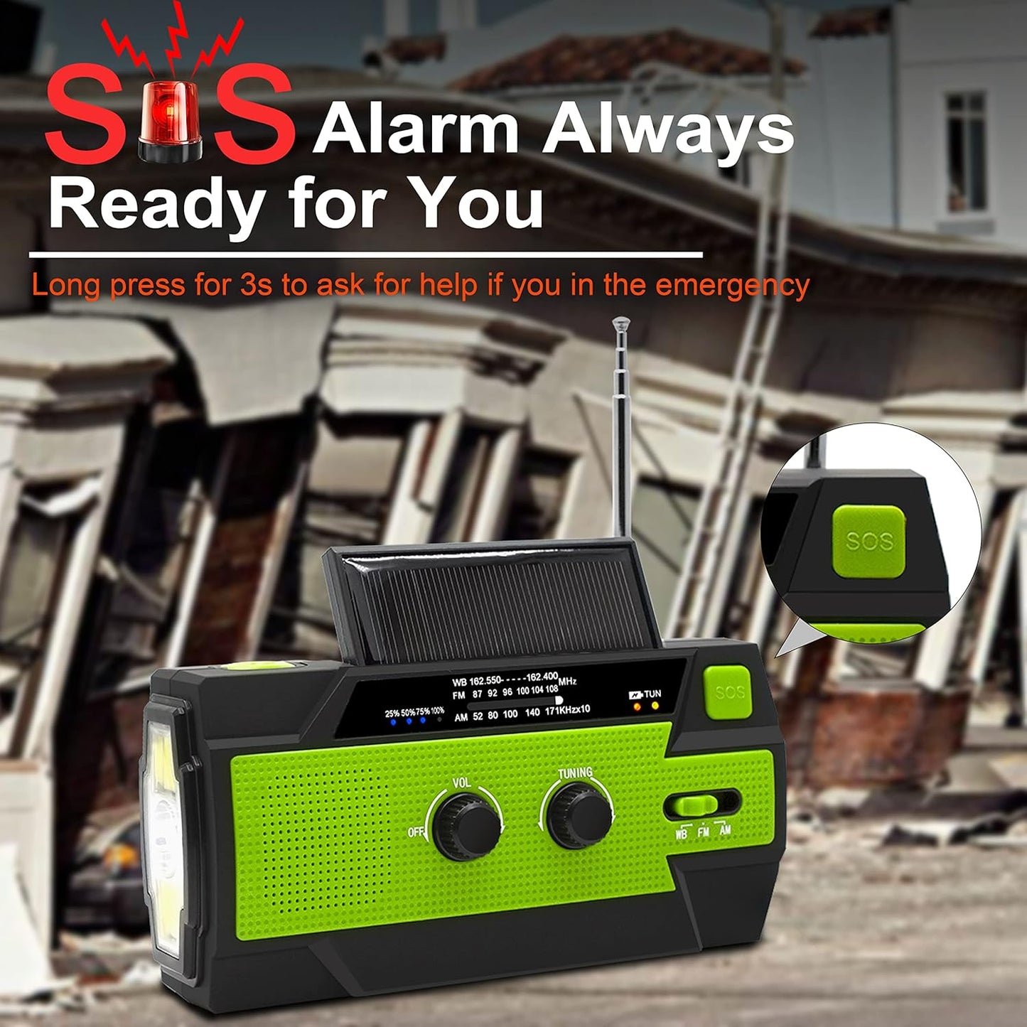 Heritage V4.2 Solar-Powered Radio