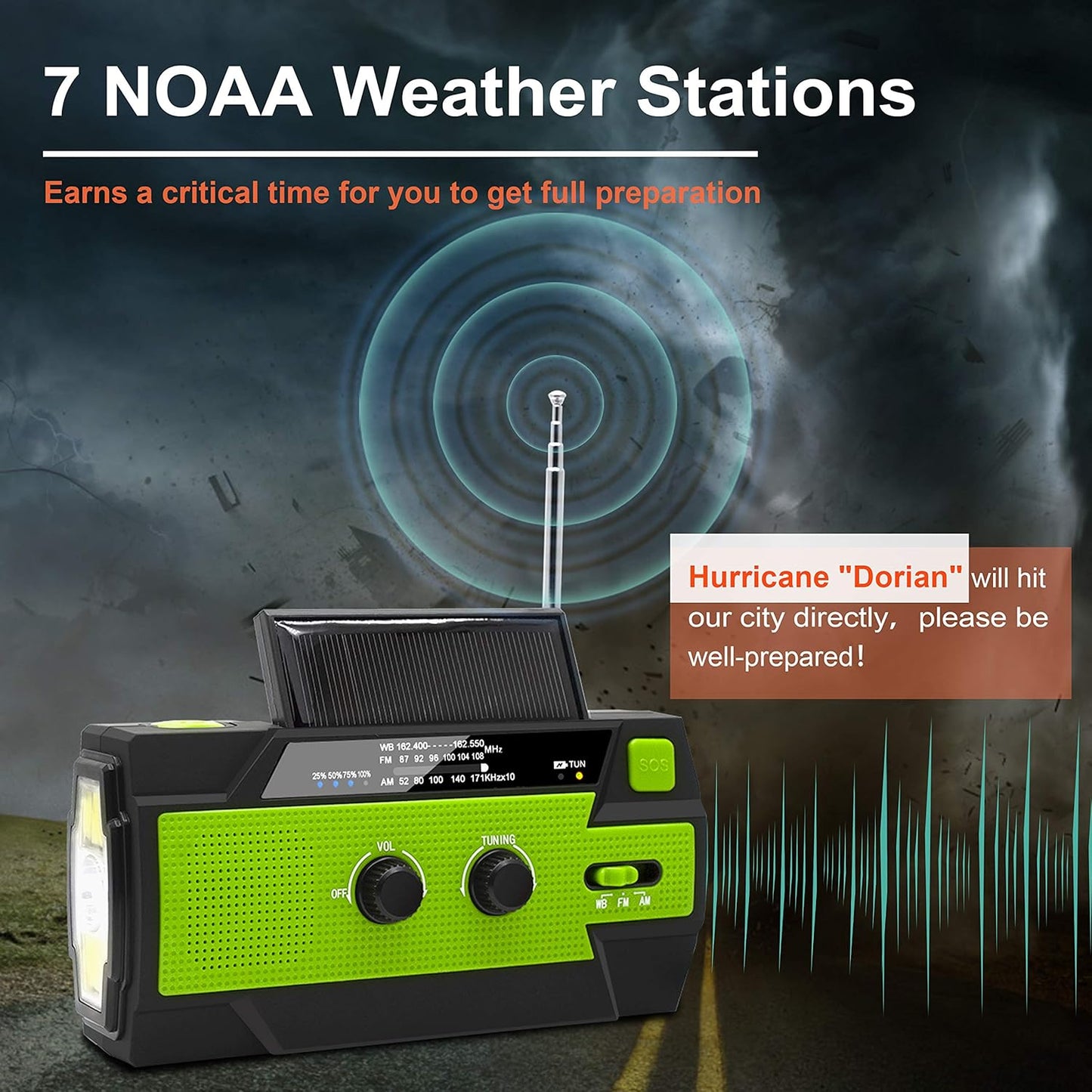 Heritage V4.2  Solar-Powered Radio